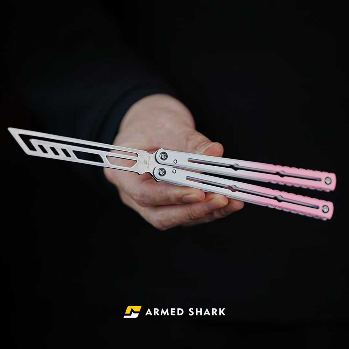 ARMED SHARK Steel Kraken V3 Balisong Clone Teflon Coating