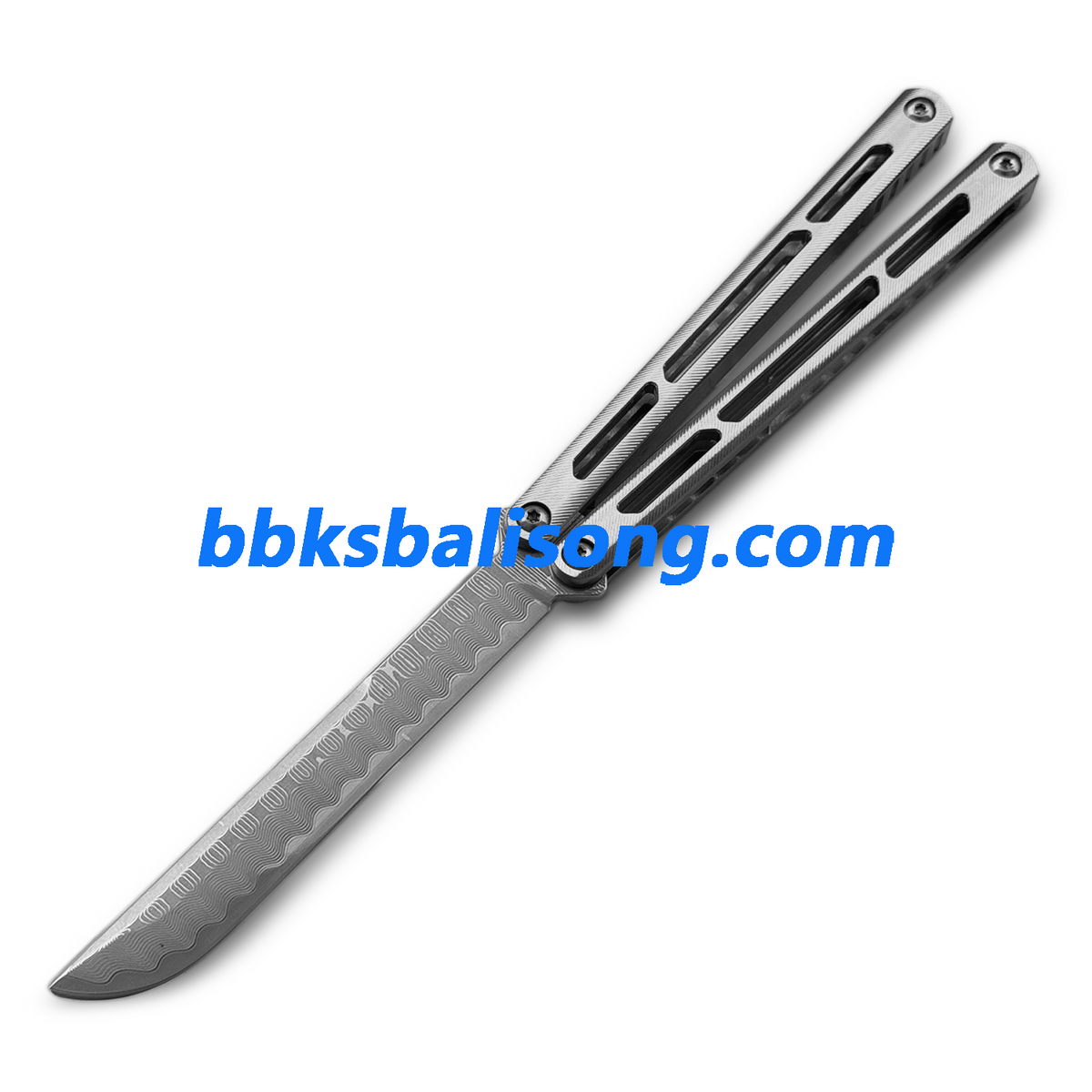 ARMED SHARK Tsunami Balisong Clone Titanium Chanwich Handle