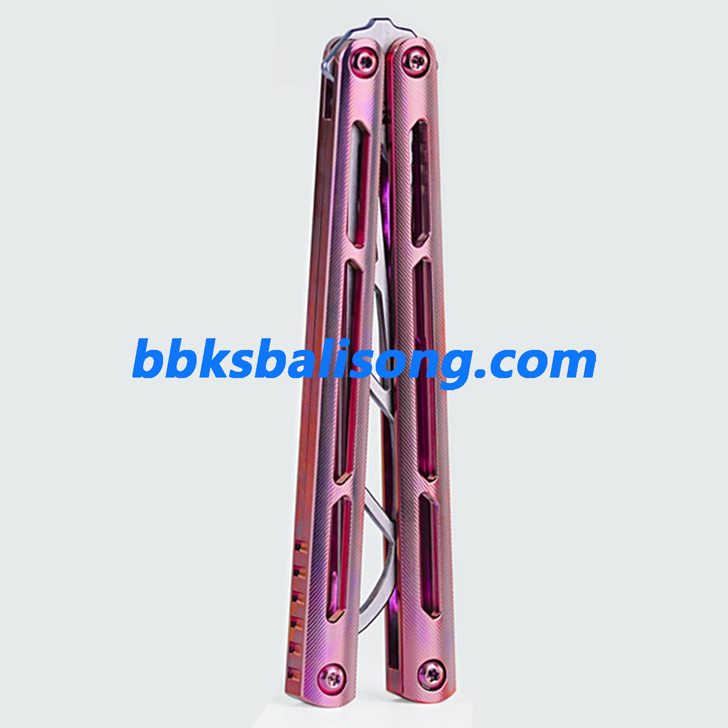 ARMED SHARK Tsunami Balisong Clone Titanium Chanwich Handle