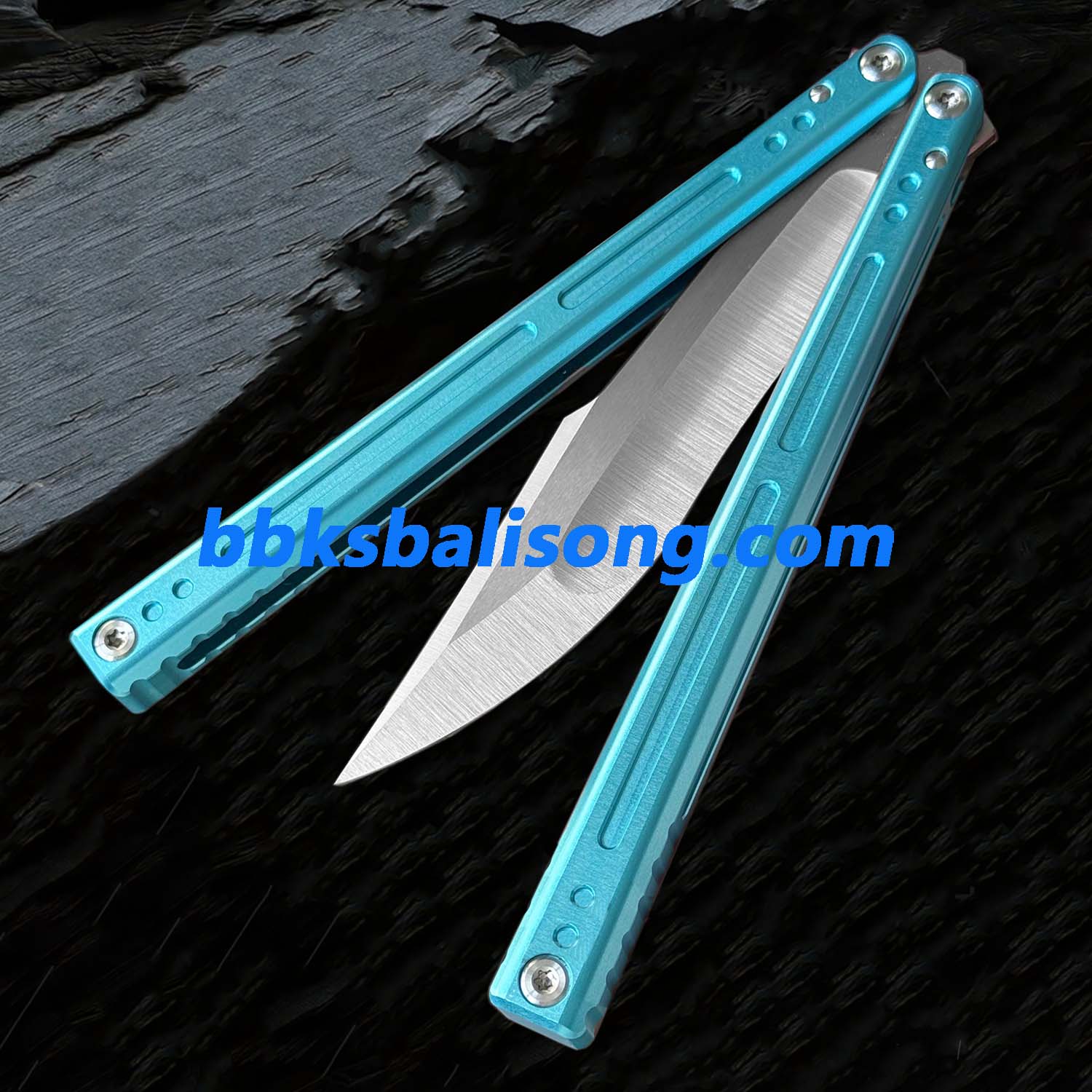 Asgard Blue Sky Original Balisong 7075 Aluminum Bushings