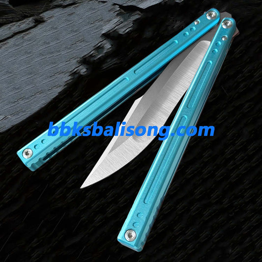 Asgard Blue Sky Original Balisong 7075 Aluminum Bushings System