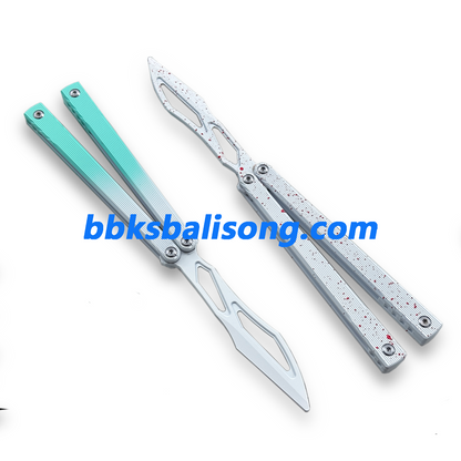 Asgard Master Original Balisong Trainer 7075 Aluminum Ceramic Coating
