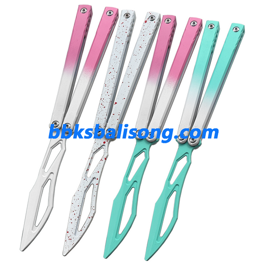 Asgard Master Original Balisong Trainer 7075 Aluminum Ceramic Coating