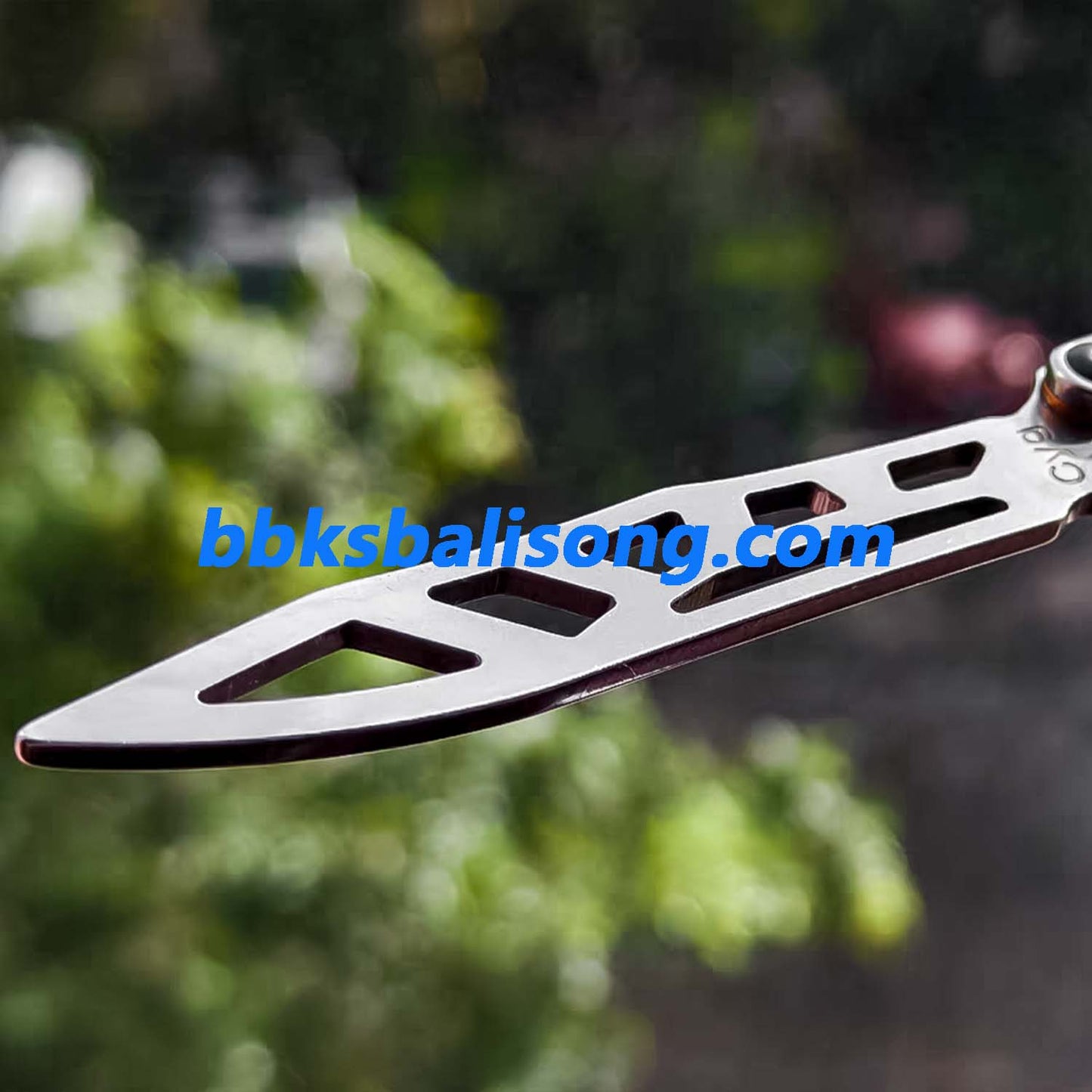 Asgard Steel Cygnus Balisong Stainless Steel Handle Bushings System