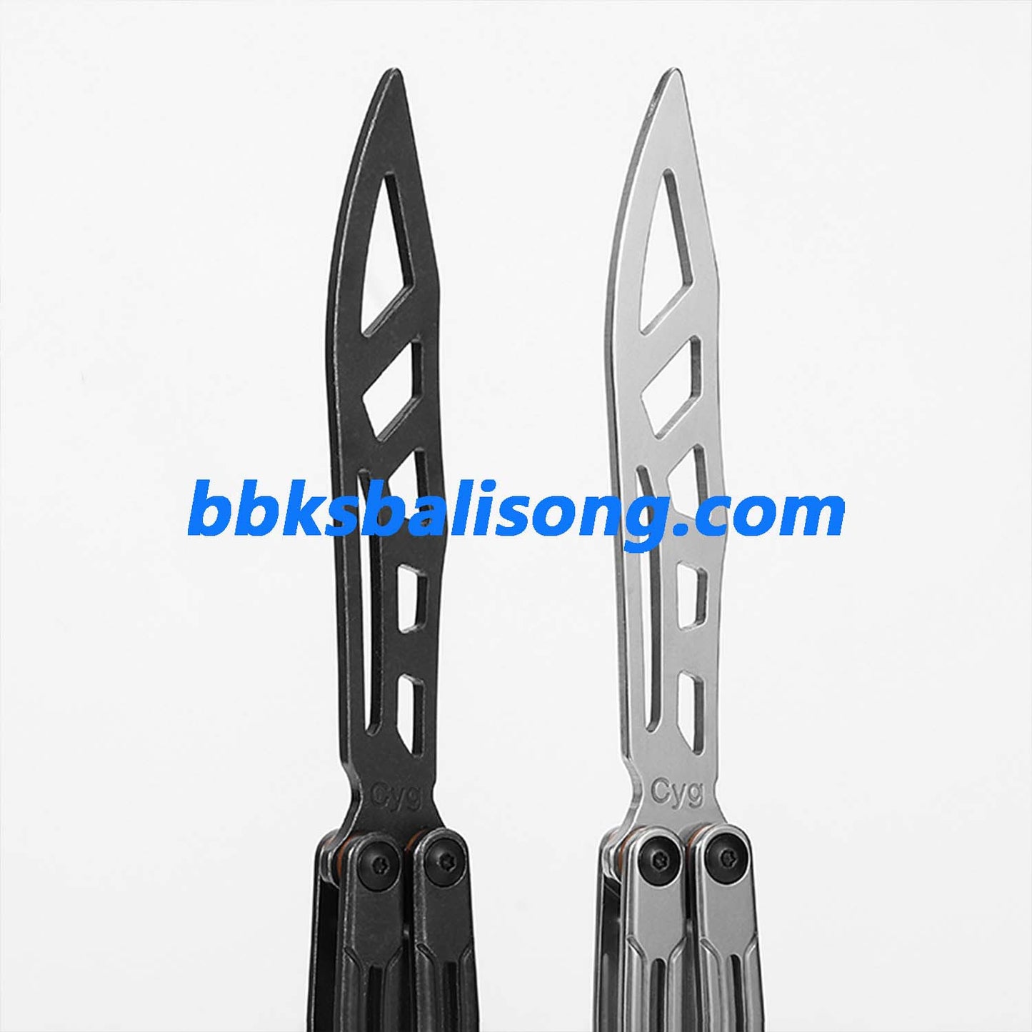 Asgard Steel Cygnus Balisong Stainless Steel Handle Bushings System