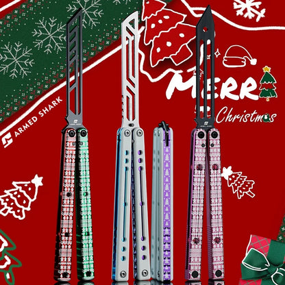 ARMED SHARK Christmas Limited Balisong Colors