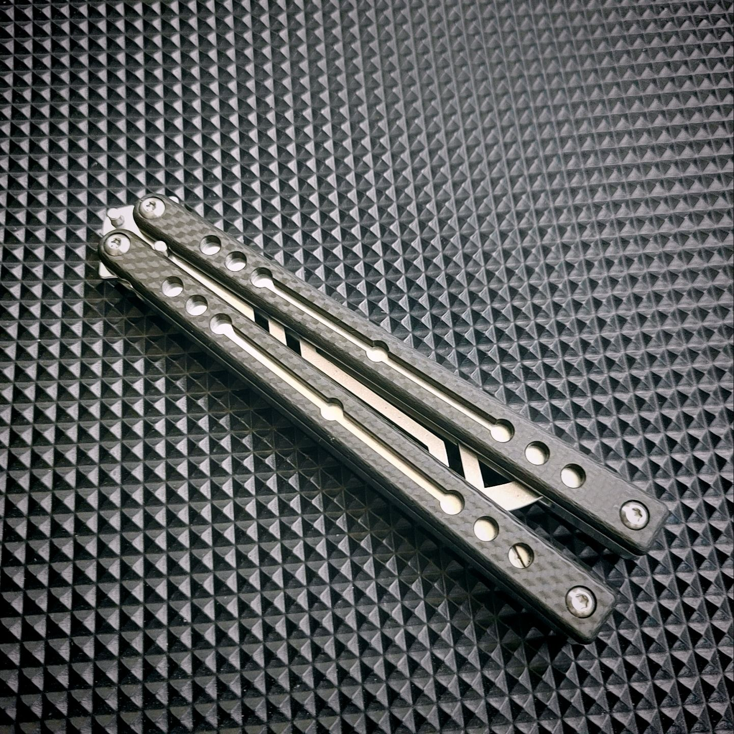 Baliplus Nautilus V2 Balisong Clone G10+7075 Aluminum Handle