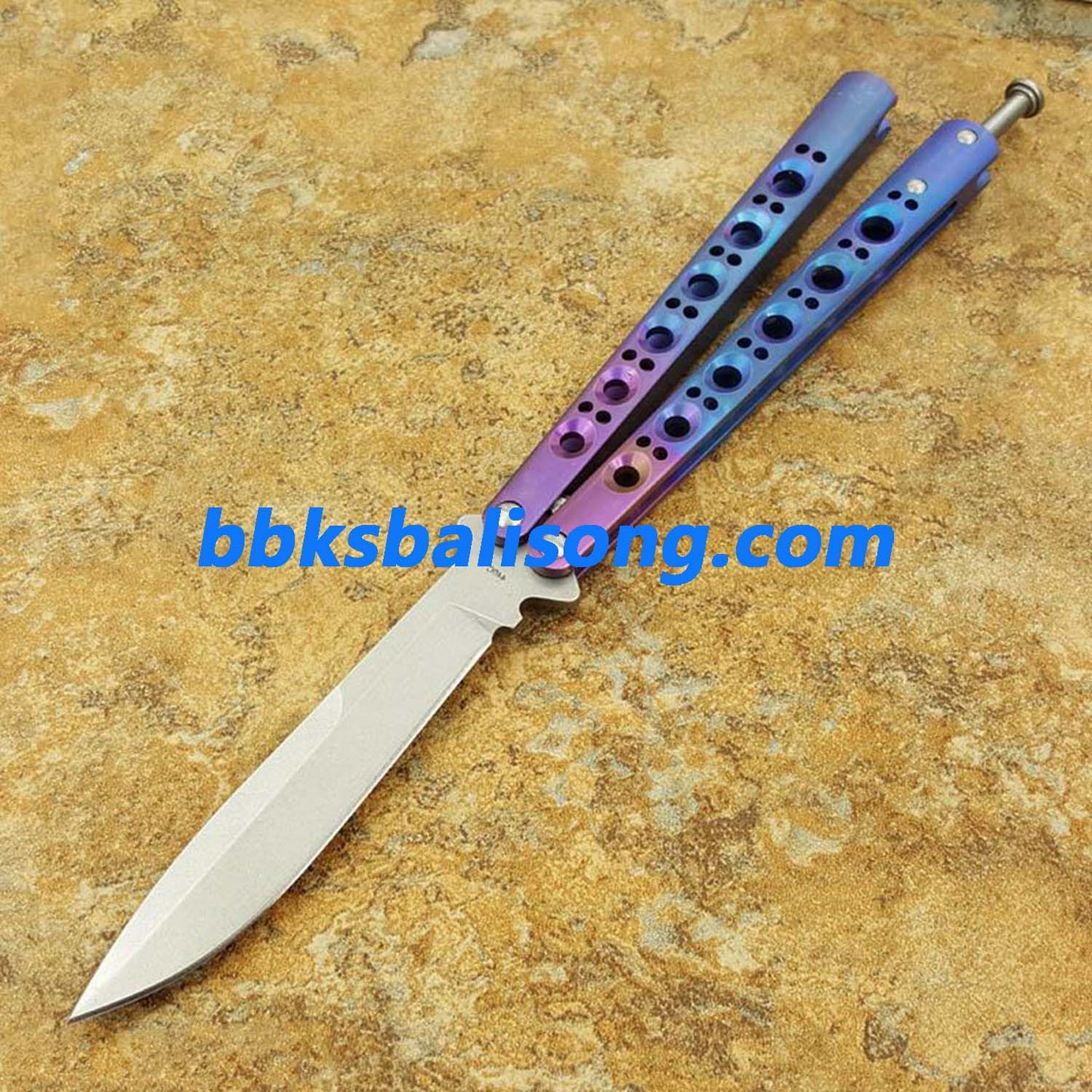 Theone Benchmade BM42 Balisong Clone Titanium Handle