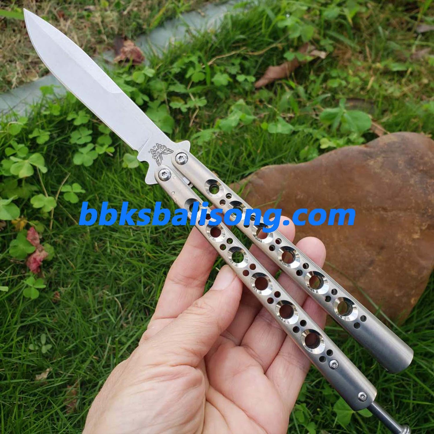 Theone Benchmade BM42 Balisong Clone Titanium Handle