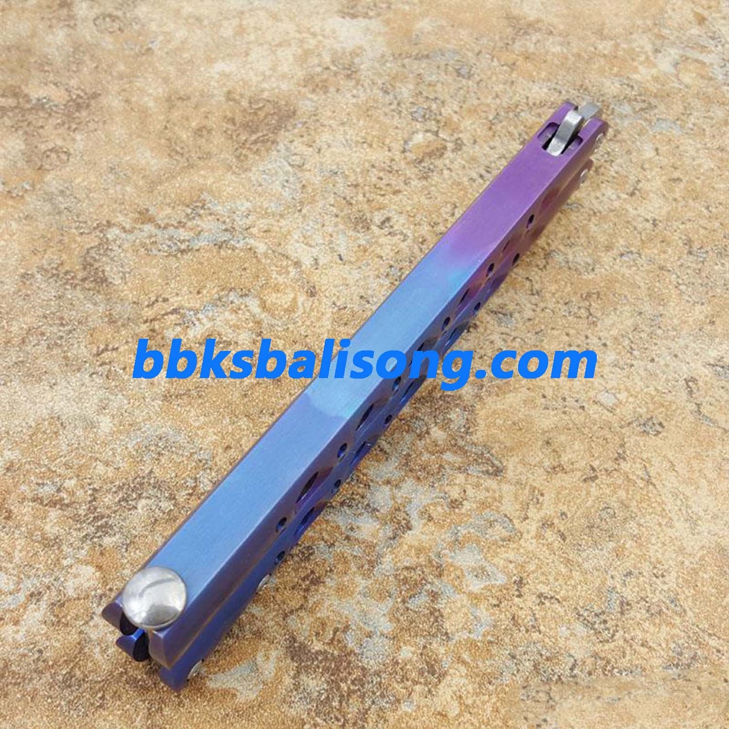 Theone Benchmade BM42 Balisong Clone Titanium Handle