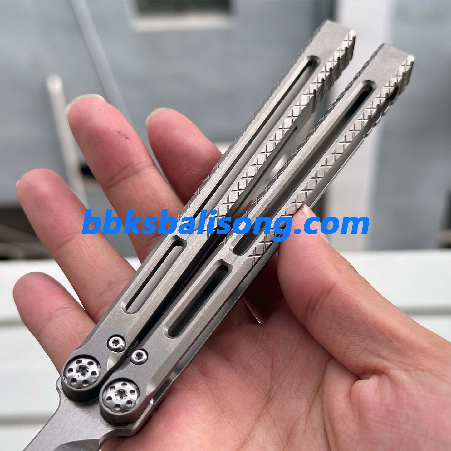 BaliX Telesto Clone Balisong Titanium Handle