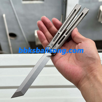 BaliX Telesto Clone Balisong Titanium Handle