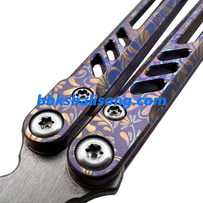 BaliX Ti BB (Titanium Barebones) Balisong Clone Titanium Handle Bushing System