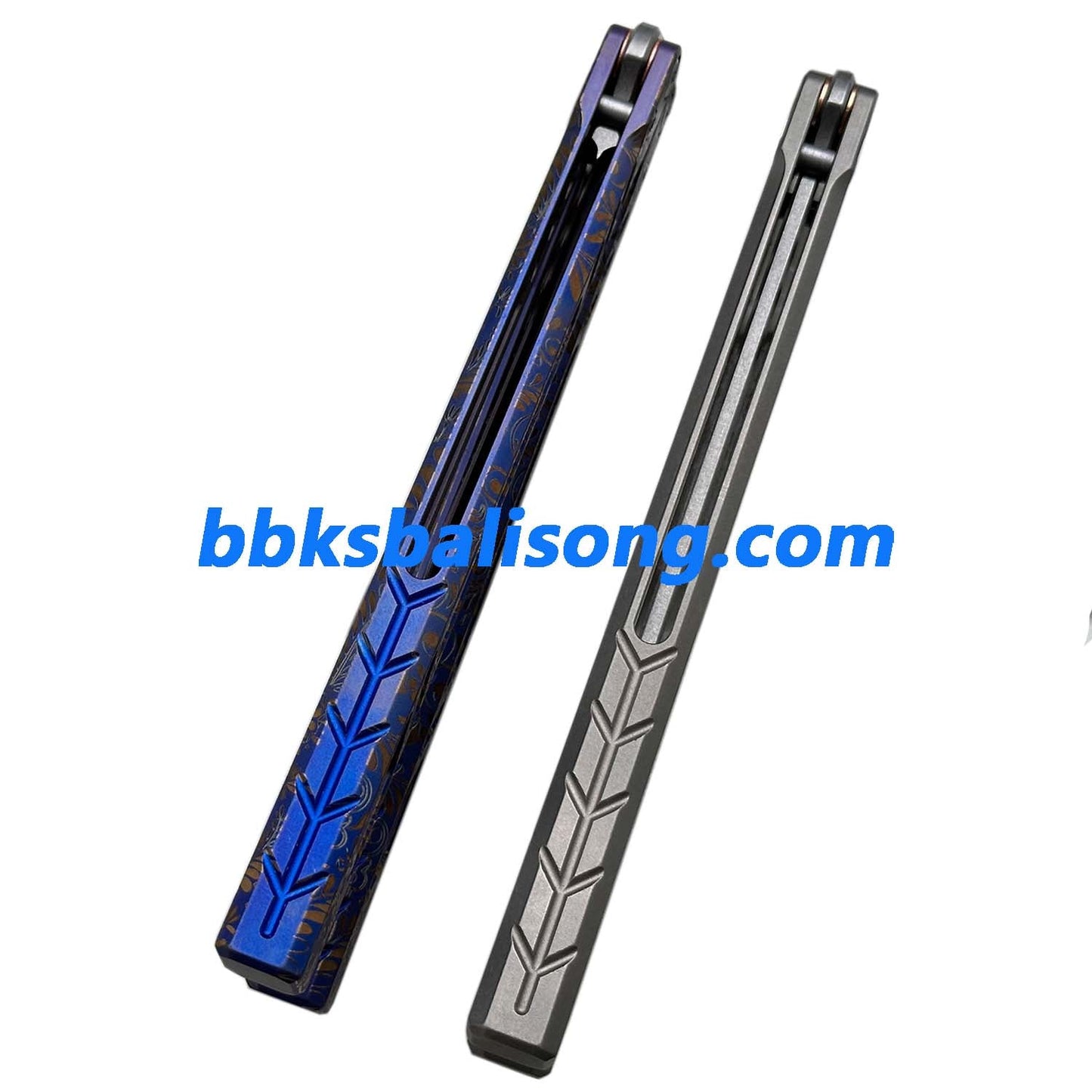 BaliX Ti BB (Titanium Barebones) Balisong Clone Titanium Handle Bushing System