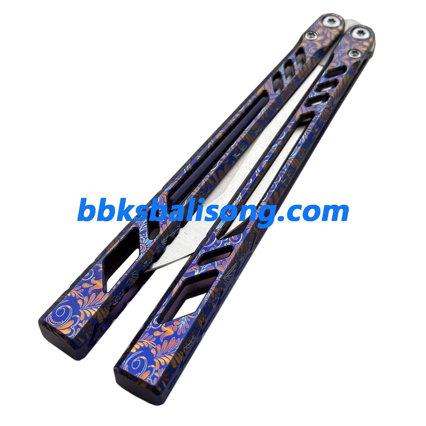 BaliX Ti BB (Titanium Barebones) Balisong Clone Titanium Handle Bushing System