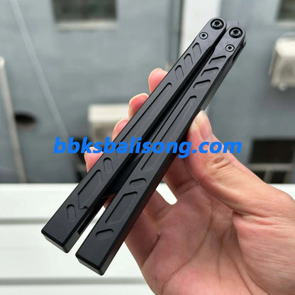 New Baliplus Barebones Balisong Clone 7075 Aluminum Channel Handle BBKSbalisong