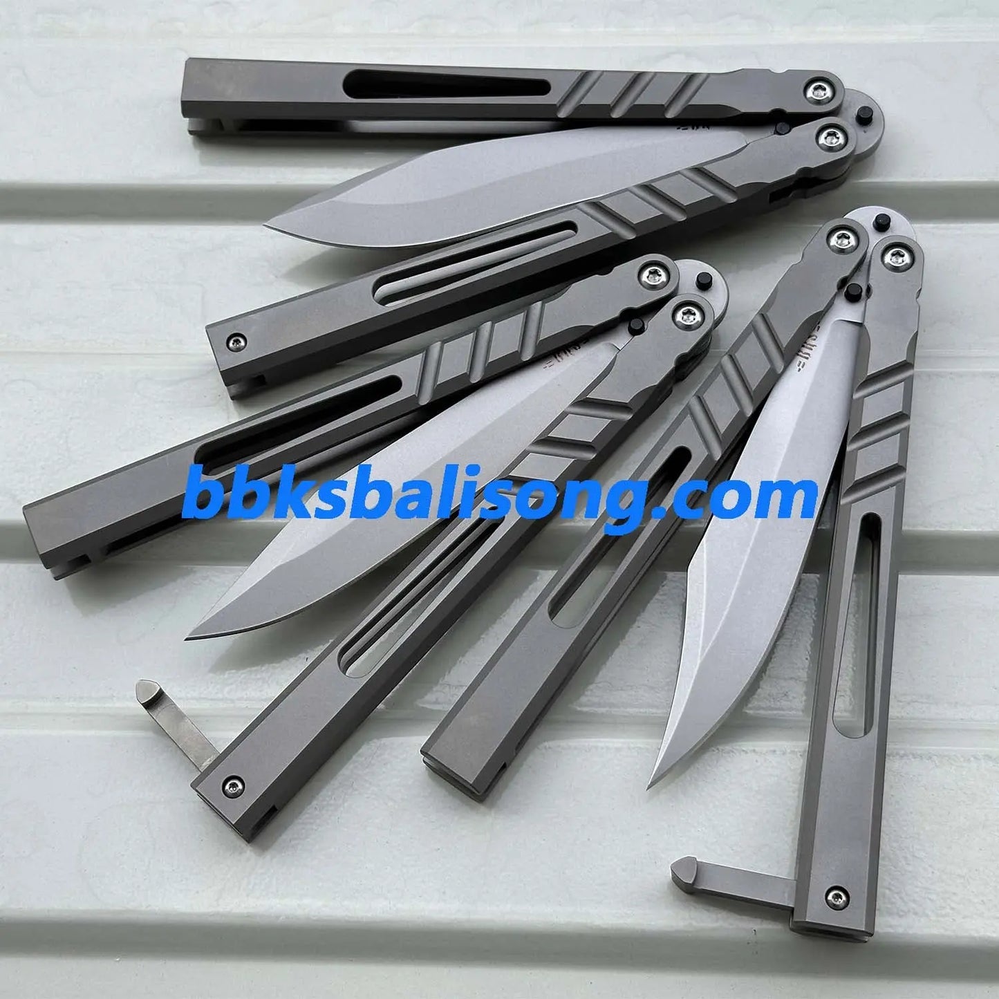 Baliplus BRS CHAB Channel Alpha Beast Latchless or Latch Balisong Clone BBKSbalisong