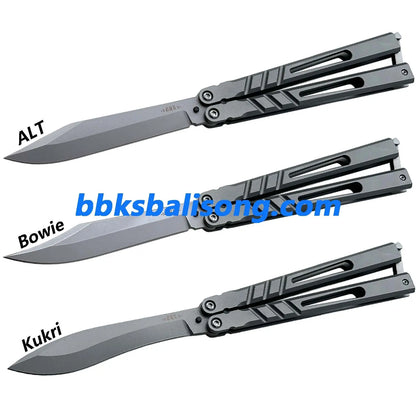 Baliplus BRS CHAB Channel Alpha Beast Latchless or Latch Balisong Clone BBKSbalisong