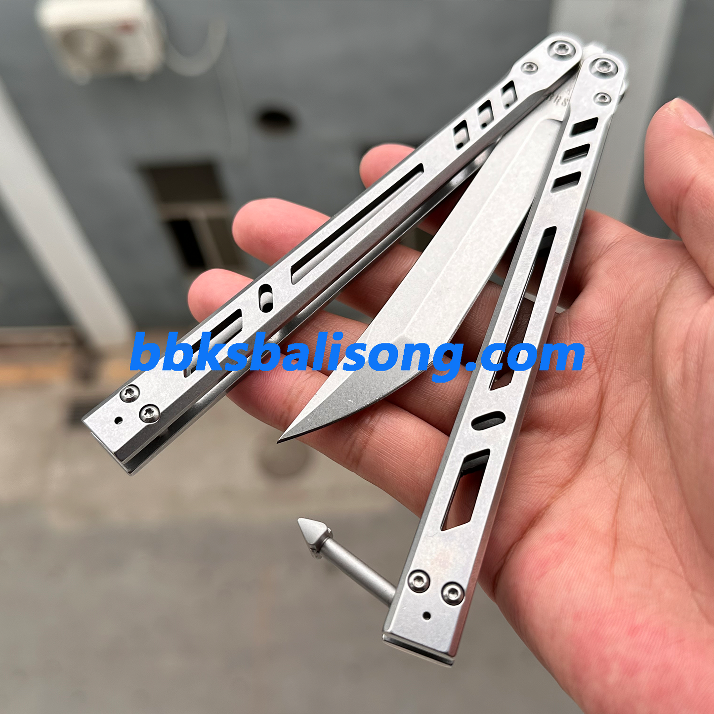 Baliplus Barebones Balisong Clone Live Blade Stainless Steel Handle