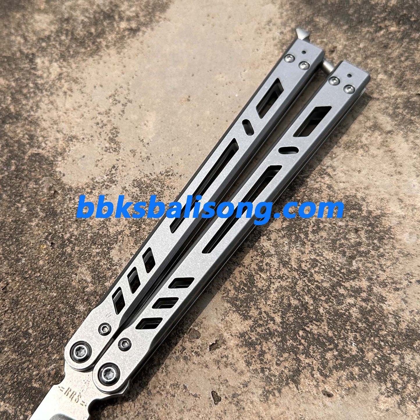 Baliplus Barebones Balisong Clone Live Blade Stainless Steel Handle