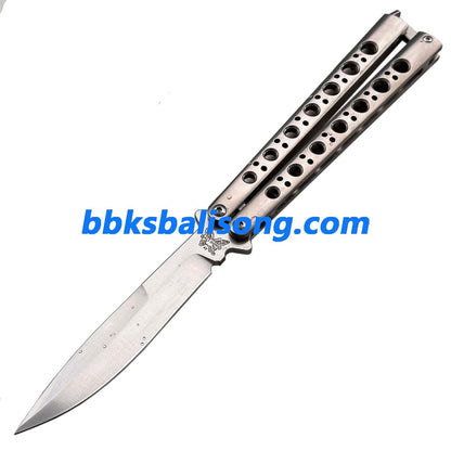 Baliplus Benchmade 42(BM42) 7 Holes Balisong Clone Titanium Handle