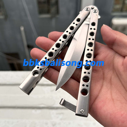 Baliplus Benchmade 42(BM42) 7 Holes Balisong Clone Titanium Handle