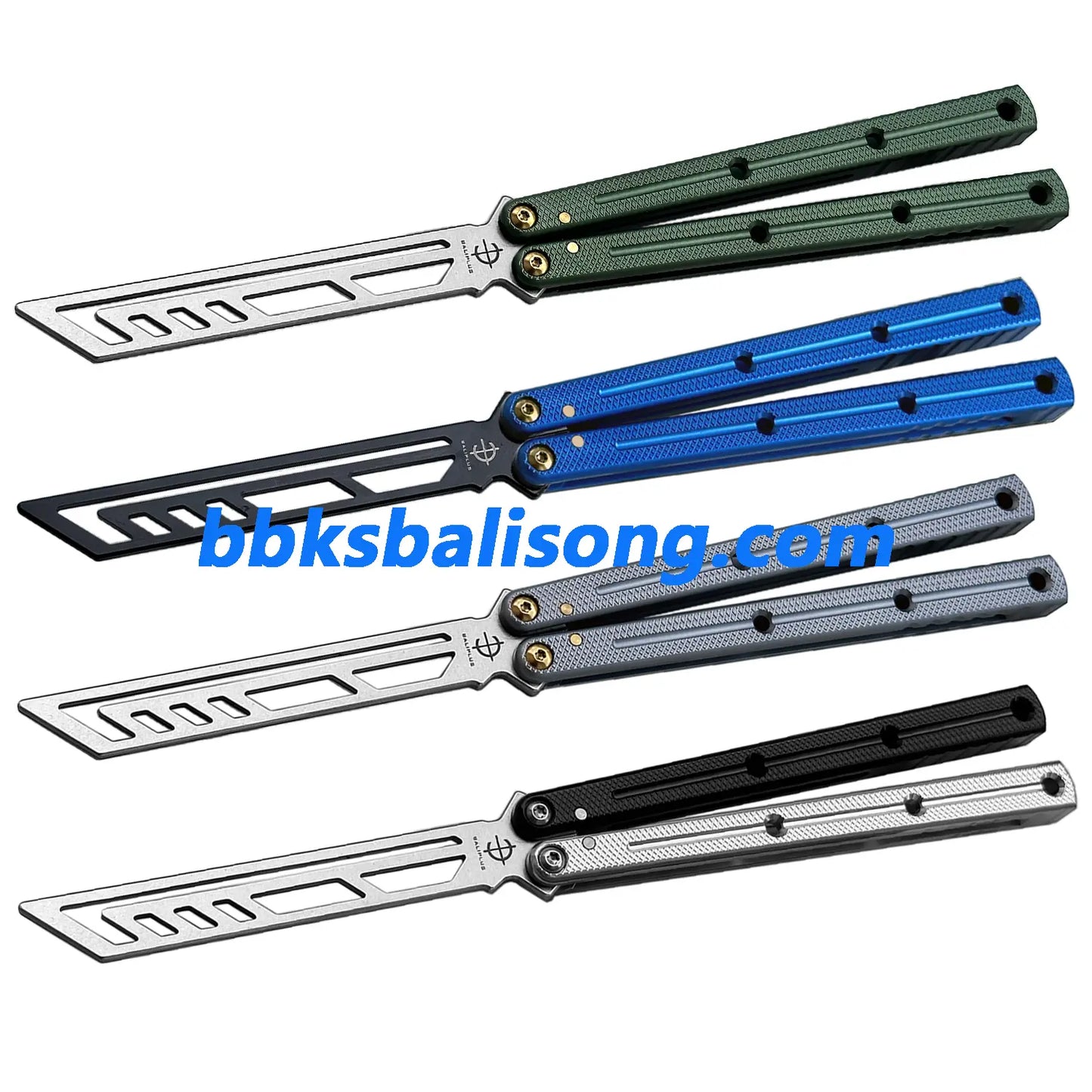 Baliplus Krake Raken (Kraken) V3 Balisong Clone 7075 Aluminum Channel Handle BBKSbalisong