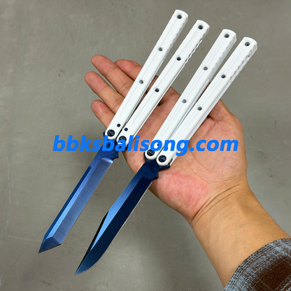 Baliplus Kraken V3 Balisong Clone Ceramic Coating Handle Sapphire Blade