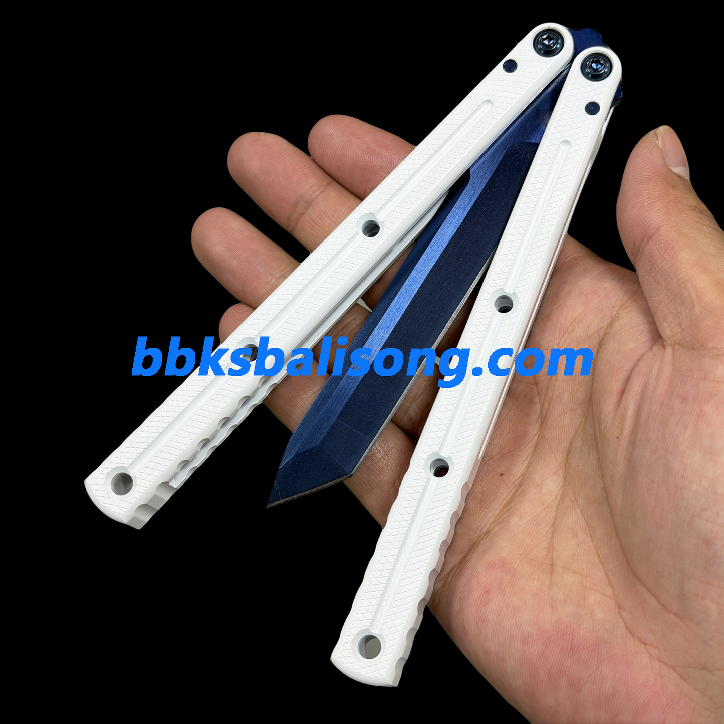 Baliplus Kraken V3 Balisong Clone Ceramic Coating Handle Sapphire Blade