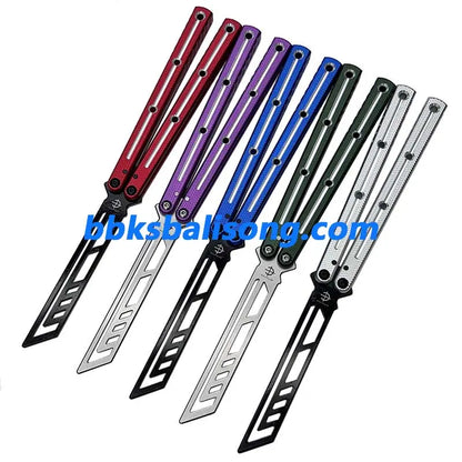 Baliplus Krake Raken (Kraken) V3 Balisong Trainer Clone 6061 Aluminum Channel Handle BBKSbalisong