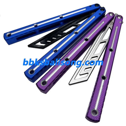 Baliplus Krake Raken (Kraken) V3 Balisong Trainer Clone 6061 Aluminum Channel Handle BBKSbalisong