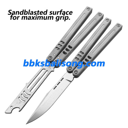 Baliplus Mako V5 Harpoon Balisong Clone Bottle Opener 7075 Aluminum