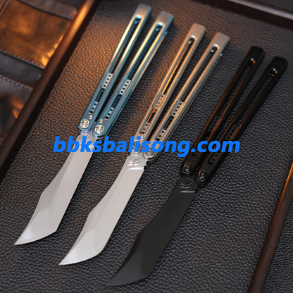 Baliplus Medusa V2 Balisong Clone Titanium Handle Bushings System