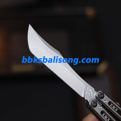 Baliplus Medusa V2 Balisong Clone Titanium Handle Bushings System