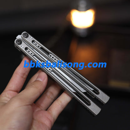 Baliplus Medusa V2 Balisong Clone Titanium Handle Bushings System