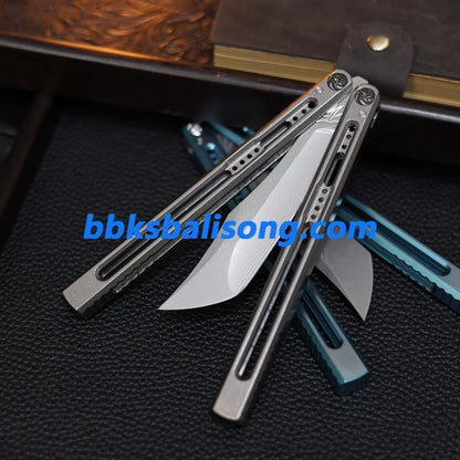 Baliplus Medusa V2 Balisong Clone Titanium Handle Bushings System