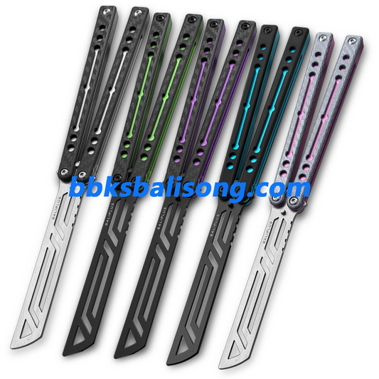 Baliplus Nautilus V1&V2 Balisong Clone G10+7075 Aluminum Handle