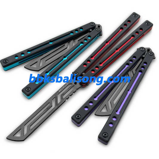 Baliplus Nautilus V1&V2 Balisong Clone G10+7075 Aluminum Handle