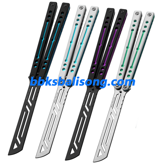 Baliplus Nautilus V2 Balisong Clone G10+7075 Aluminum Handle