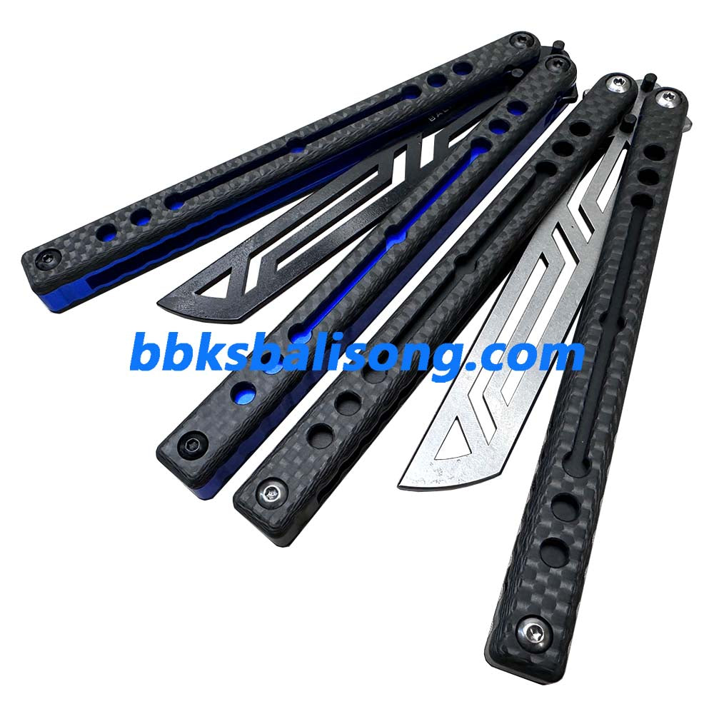 Baliplus Nautilus V2 Balisong Clone G10+7075 Aluminum Handle