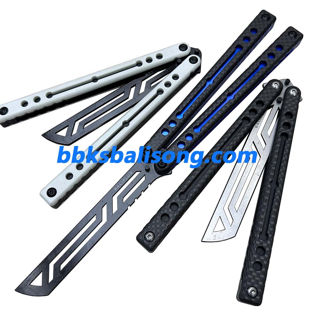 Baliplus Nautilus V2 Balisong Clone G10+7075 Aluminum Handle