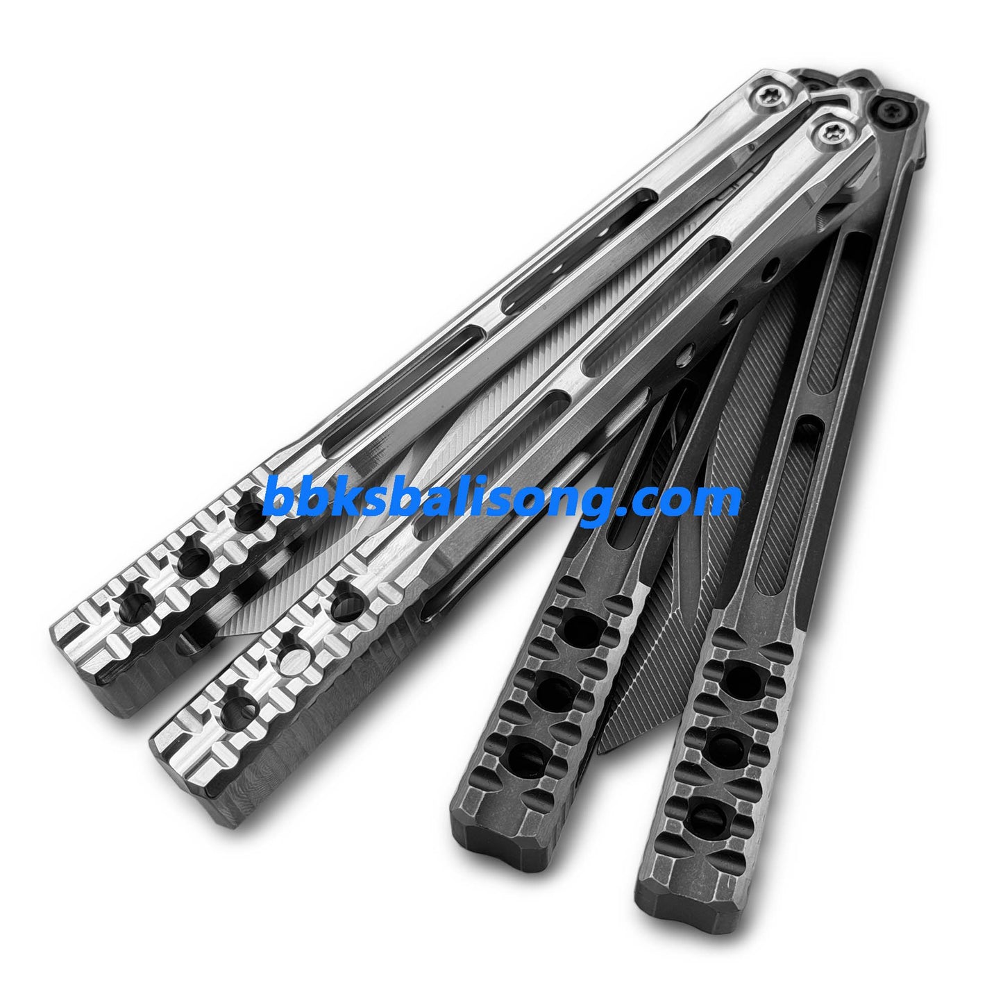 Baliplus Orca V1.5 Balisong Clone Titanium Handle Bushings System