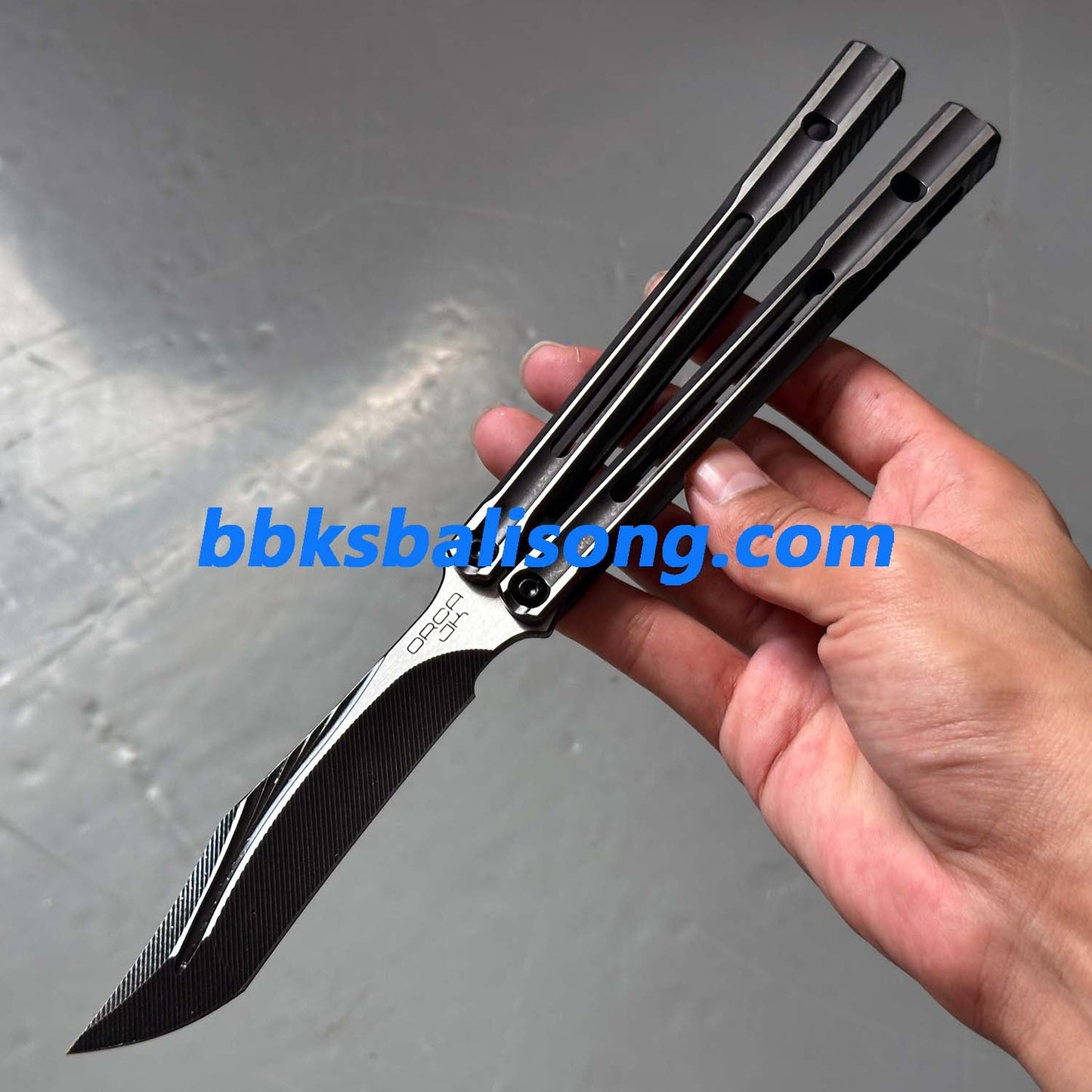 Baliplus Orca V2 Balisong Clone Titanium Handle