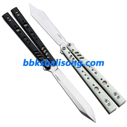 Baliplus Replicant (REP) Live Blade Balisong Clone G10+Titanium Handle BBKSbalisong