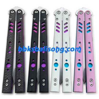 Baliplus Replicant (REP) Live Blade Balisong Clone G10+Titanium Handle