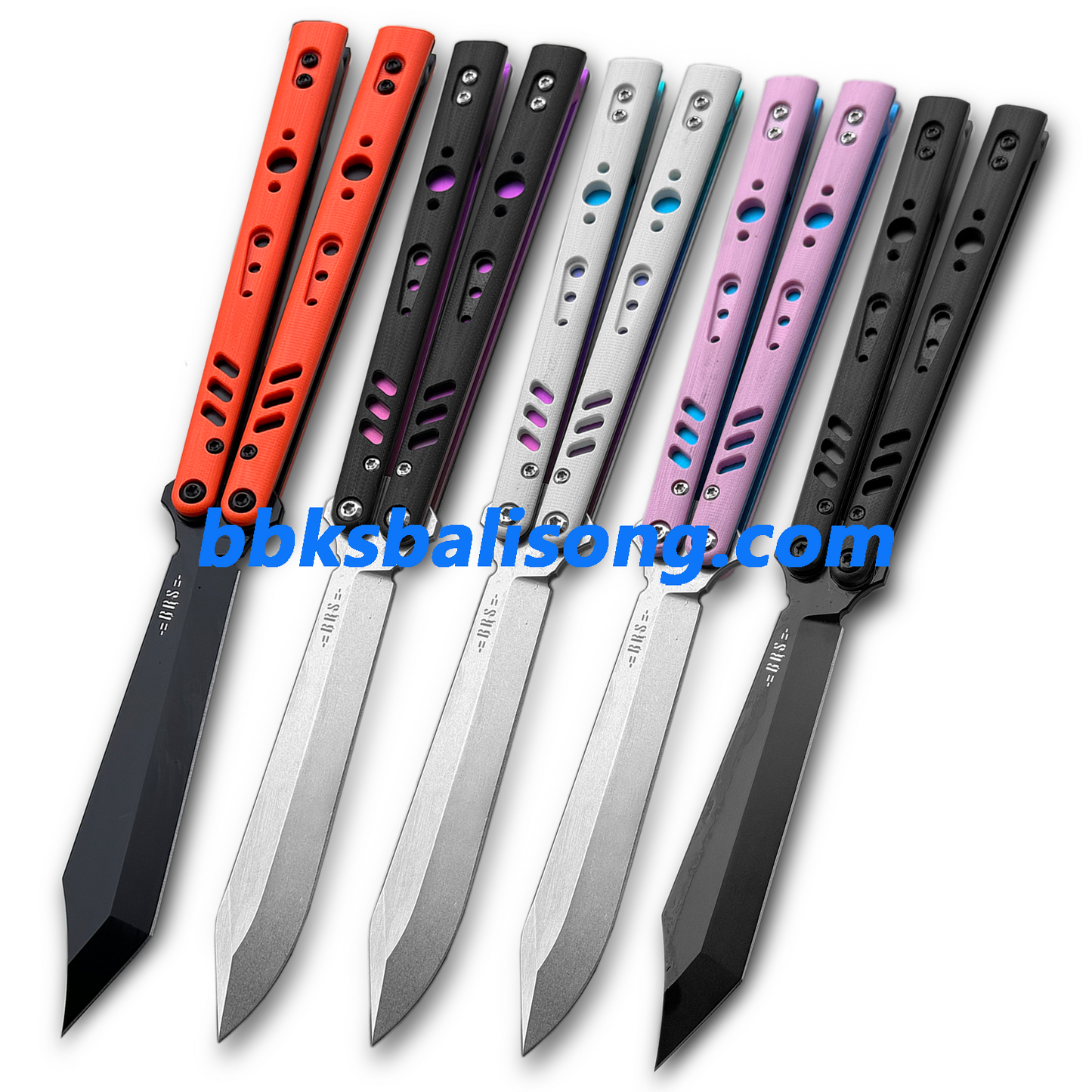 Baliplus Replicant (REP) Live Blade Balisong Clone G10+Titanium Handle