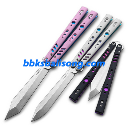 Baliplus Replicant (REP) Live Blade Balisong Clone G10+Titanium Handle