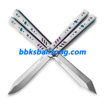 Baliplus Replicant (REP) Live Blade Balisong Clone G10+Titanium Handle
