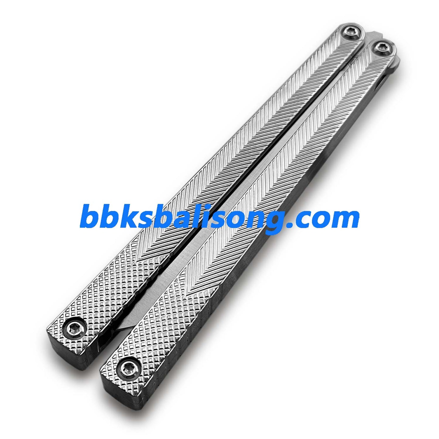 Baliplus Serif Balisong Clone Titanium Handle Bushings System