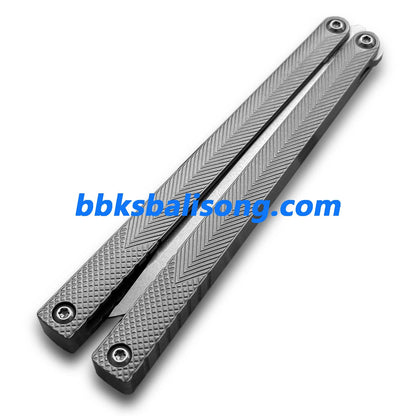 Baliplus Serif Balisong Clone Titanium Handle Bushings System